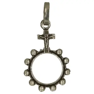 Médaille Dizainier - 20X12 mm - Métal Argenté