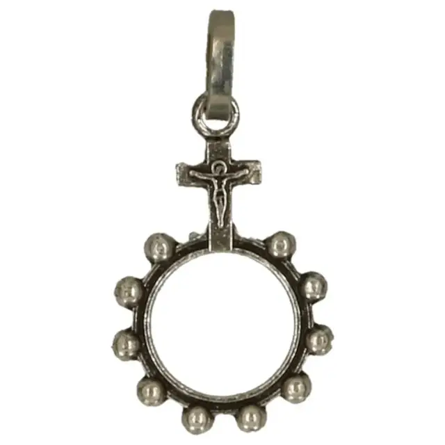 Médaille Dizainier - 20X12 mm - Métal Argenté
