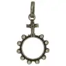 Médaille Dizainier - 20X12 mm - Métal Argenté
