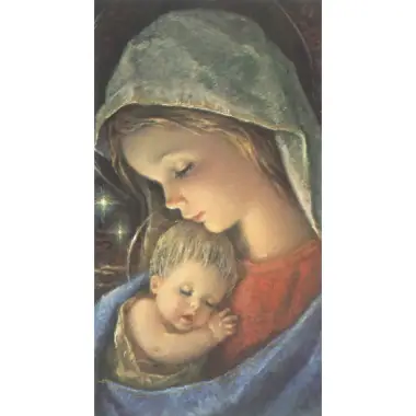 Image - Vierge et enfant - 10.5 X 5.7 cm