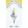 Médaille Argent Rhodié Ste Rita / Tige
