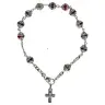 Bracelet-dizainier - argent rhodié 6 mm - strass multicolore Swarovsky + Etui