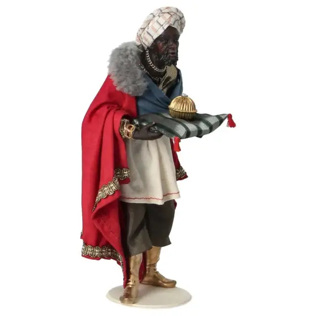 Crèche de Noël Heide Hannah : Roi Africain - H 20 Cm Couleur
