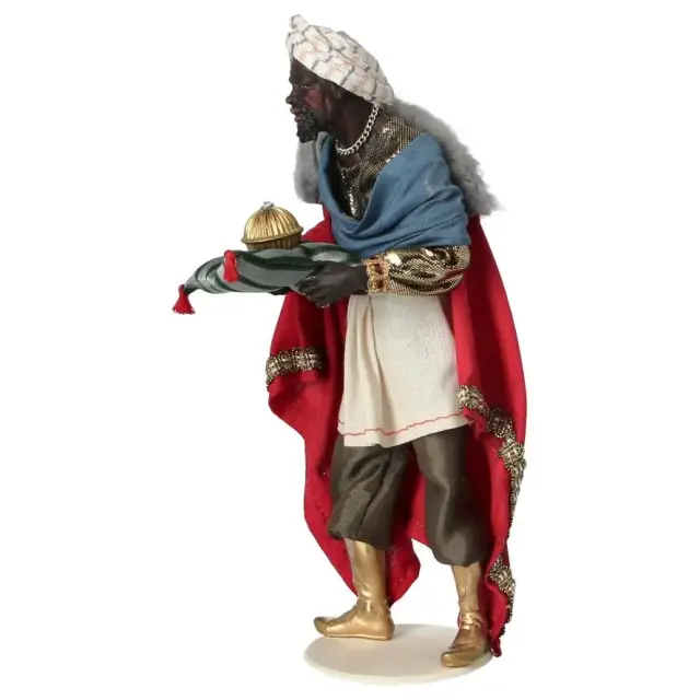 Crèche de Noël Heide Hannah : Roi Africain - H 20 Cm Couleur