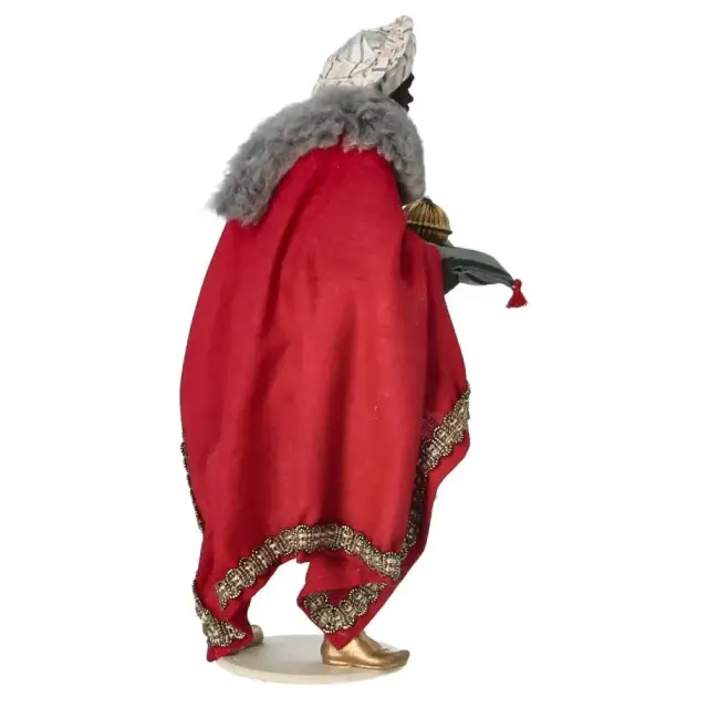 Crèche de Noël Heide Hannah : Roi Africain - H 20 Cm Couleur