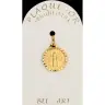 Medaille Pl-Or - H Benedictus - 14 mm