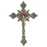 Croix Murale - 20 cm - Métal Argenté