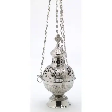 Wierookbrander 28 cm - Verzilverd