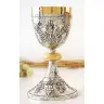Chalice H 21 Cm With Golden Ears And Grapes