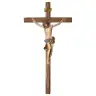 Croix Murale en bois sculpté 35 cm Couleur