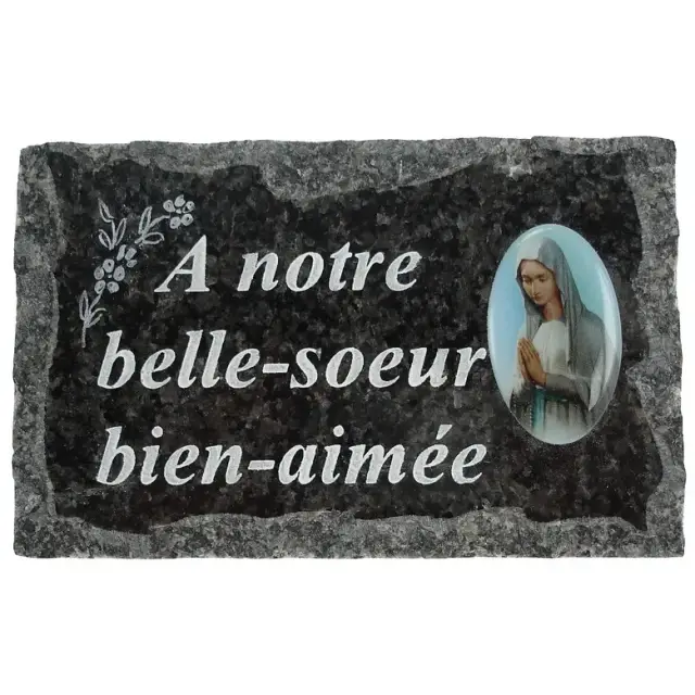 A plate Cemetery Our Belle Sister Aimee Well9x14