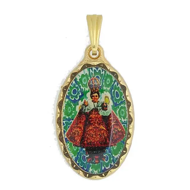 Médaille 25 mm Ov - E. J. de Prague - Métal Doré