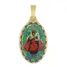 Médaille 25 mm Ov - E. J. de Prague - Métal Doré
