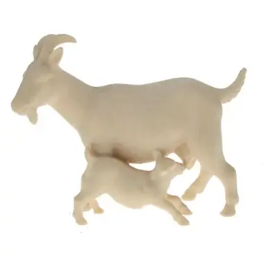 Goat kid for nativity figurines of 16 cm Natural