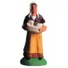 Santon Carbonel (N°2) Provencal Femme aux savons
