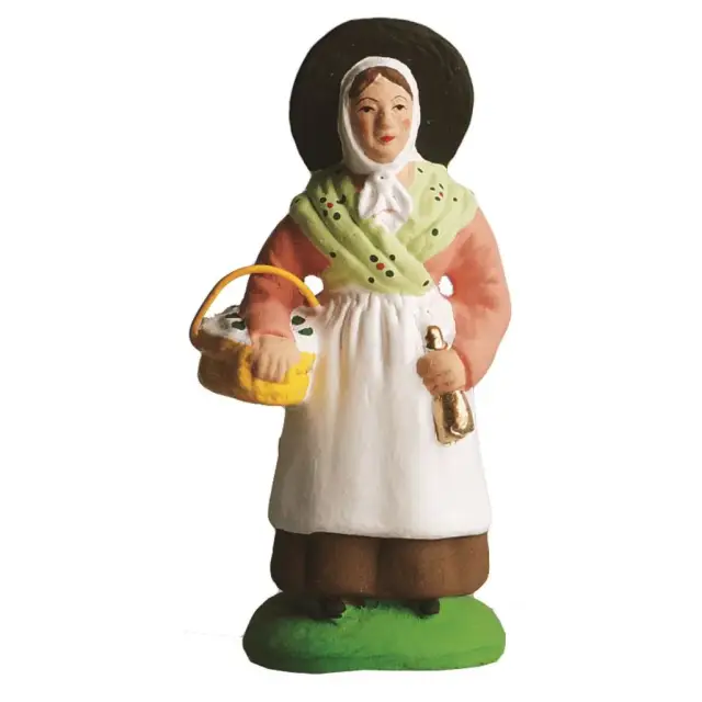 Santon Carbonel (# 2) Provencal Woman with Brousse