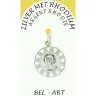 Médaille Argent Rhodié - Vierge priante 20 mm