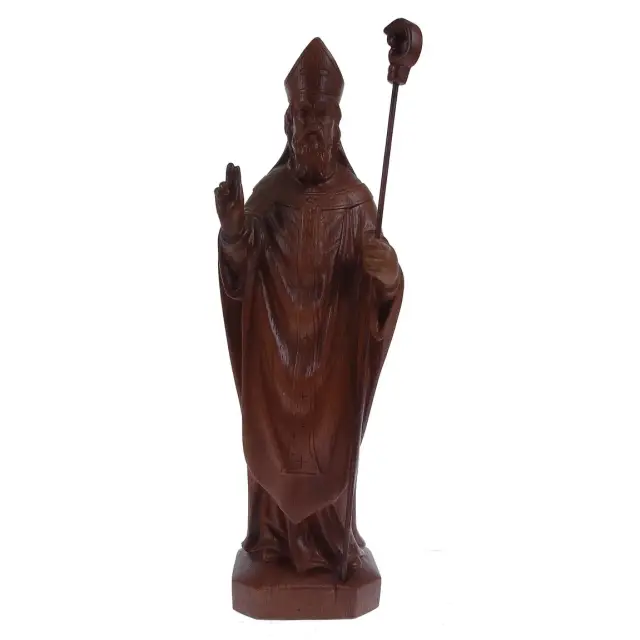 Beeld 25 Cm Bisschop Houtkleur