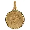 St. Christopherr medal 14 mm Metal Doré