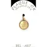 Médaille plaqué-or - Scapulaire - 12 mm