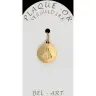 Médaille plaqué-or - Scapulaire - 12 mm