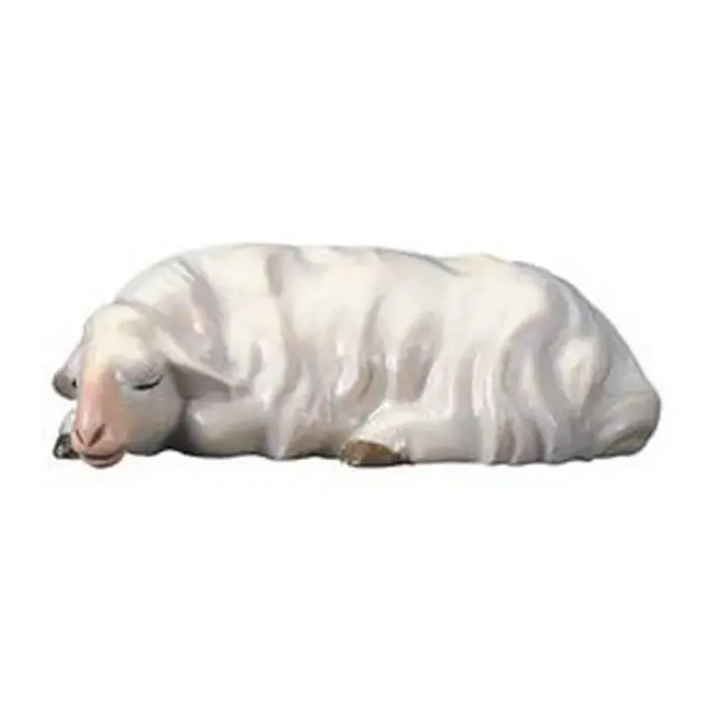 Schaap Slapend voor kerstfiguren van 16 cm Gekleurd