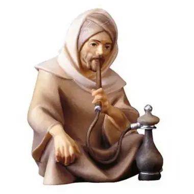 Shepherd Sitting for nativity figurines of 16 cm Color