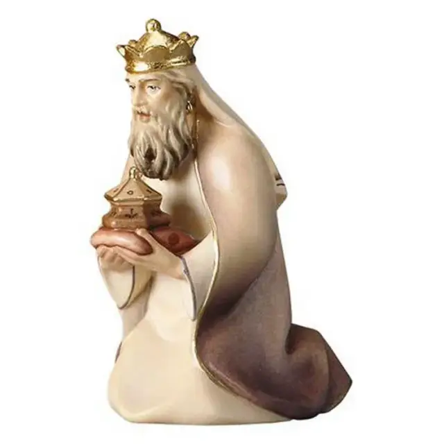 Roi A Genoux pour personnages de crèche de 16 cm Couleur