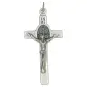 Sint-Benedictuskruis - 35 X 20 mm - Metaal verzilverd