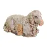 Santon Napolitain - 12 cm - Mouton couché