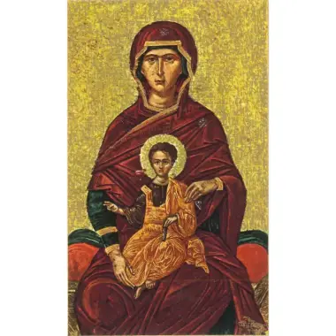 Icon picture Virgin Child 10.5 X 6.5 Cm