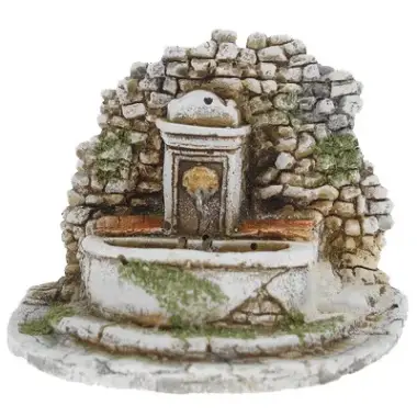 Décor pour santons de provence - Fontaine Murale - 12 x 8 x H10 cm