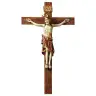 Croix murale 58 x 32 Cm couleur finition antique