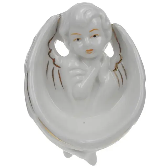 Bénitier - Ange - 11 X 8 cm - Porcelaine
