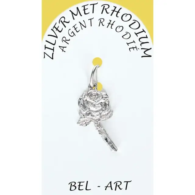 Médaille Argent Rhodié - Ste Rita Rose