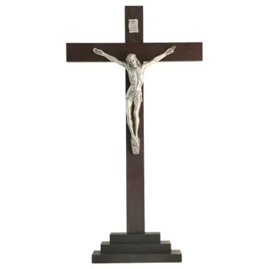 Kruis op voet - 28 X 9.5 cm - Hout