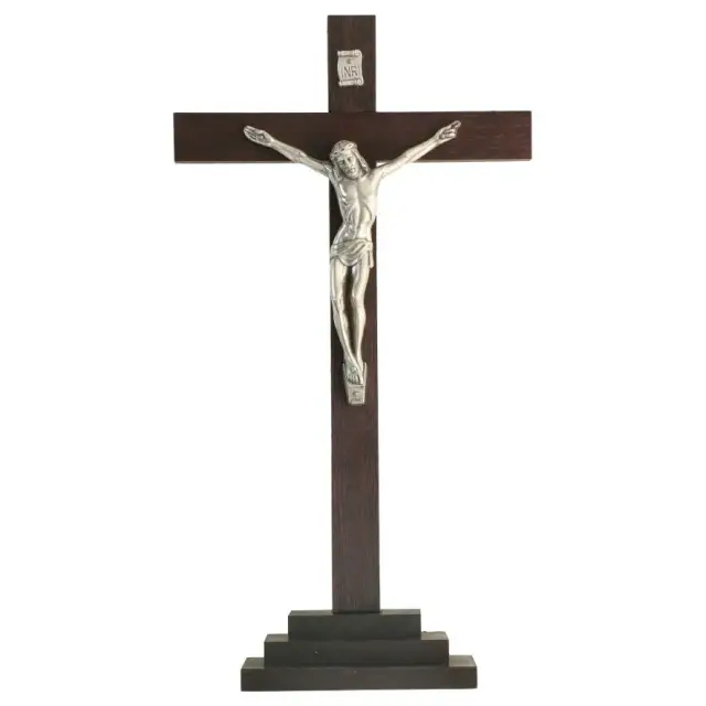 Kruis op voet - 28 X 9.5 cm - Hout