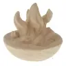Vuur voor kerstfiguren van 16 cm Natuur