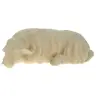Mouton Dormant pour personnages de crèche de 16 cm bois naturel