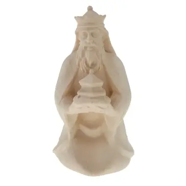 Koning Knielend voor kerstfiguren van 16 cm Natuur