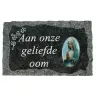 Plate of cemeteries Aan Eleven geliefde Oom 9x14