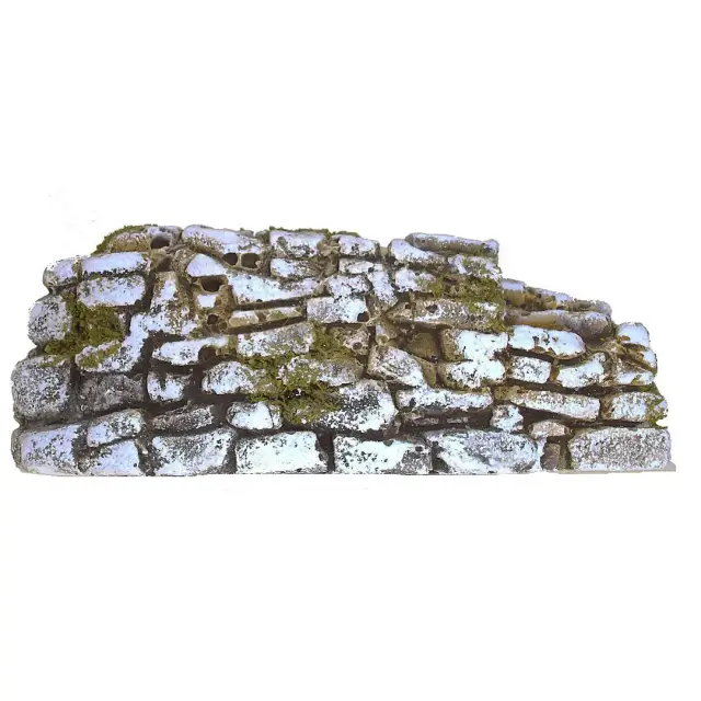 Décor pour santons de provence - Mur - 11 x 3 x H 4 cm