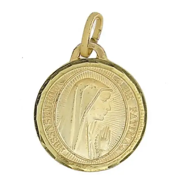 Medal Ave Maria Golden metal