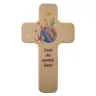 wall cross 11 X 18 Cm Geef De Wereld Kleur