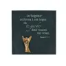 Ardoise 14.5 X 14.5 Cm Le Seigneur Ordonna...