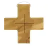 Olivewood cross for Holy communion 57 x 57 mm