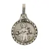 Médaille Scapulaire - 12 mm - Métal Argenté