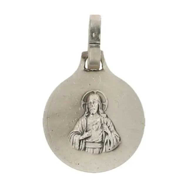 Médaille Scapulaire - 12 mm - Métal Argenté