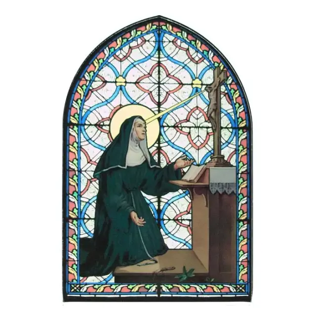 Cadre Vitrail - 8.5 X 13.5 cm - Ste Rita