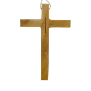 Olivewood cross for Holy communion 89 x 58 mm